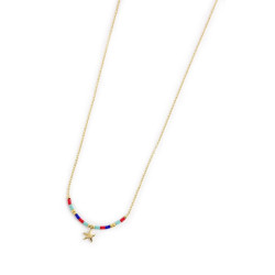 Collana Donna Marlù 18CN094G-RGB stella marina e miyuki