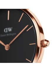 Orologio Solo Tempo Donna Daniel Wellington DW00100307 in Acciaio 316L Nero 36mm