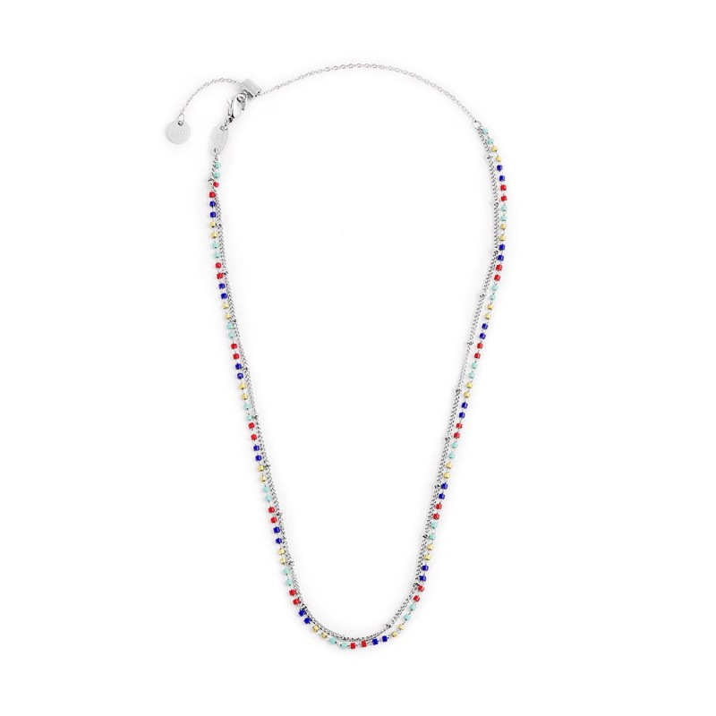 Collana Donna Marlù 18CN096-RGB catena grumetta e miyuki