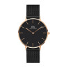 Orologio Solo Tempo Donna Daniel Wellington DW00100307 in Acciaio 316L Nero 36mm