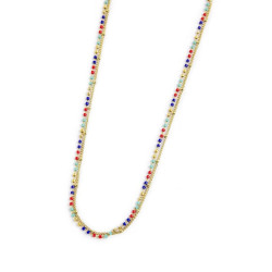 Collana Donna Marlù 18CN096G-RGB catena grumetta e miyuki