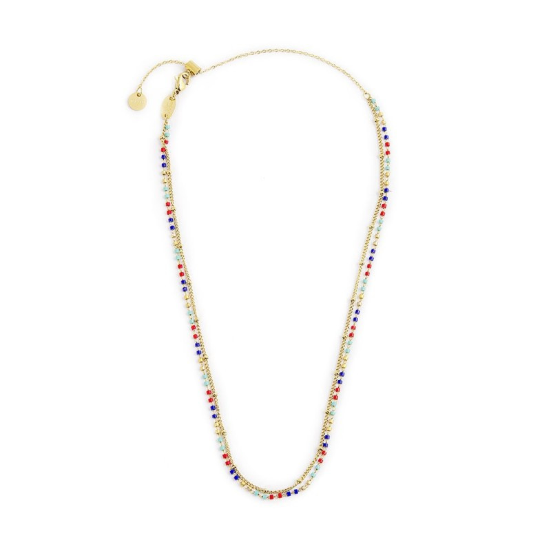Collana Donna Marlù 18CN096G-RGB catena grumetta e miyuki
