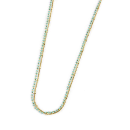 Collana Donna Marlù 18CN096G-T catena grumetta e miyuki