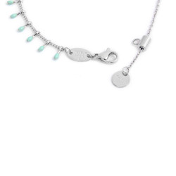 Collana Donna Marlù 18CN097-T pendenti smaltati turchese