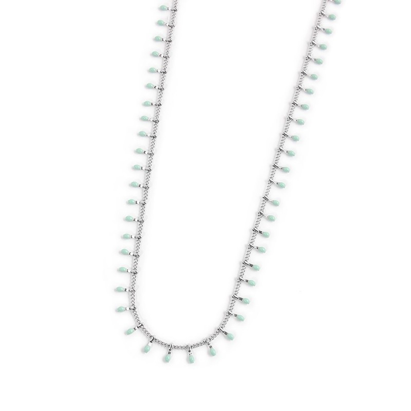 Collana Donna Marlù 18CN097-T pendenti smaltati turchese Collana Donna Marlù 18CN097-T pendenti smaltati turchese