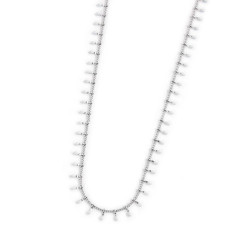 Collana Marlù 18CN097-W Time To con Pendenti Smaltati Bianchi | Collane Marlù
