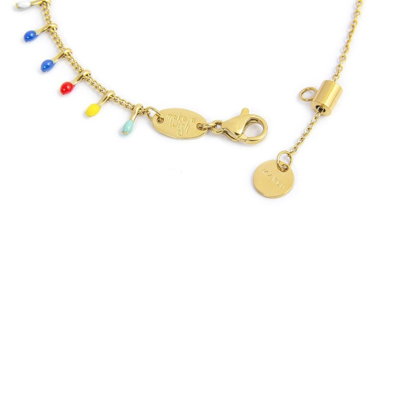 Collana Donna Marlù 18CN097G-RGB pendenti smaltati