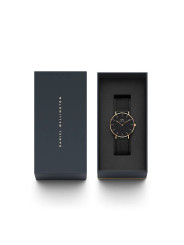 Orologio Solo Tempo Donna Daniel Wellington DW00100307 in Acciaio 316L Nero 36mm