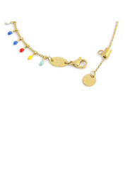 Collana Donna Marlù 18CN097G-W pendenti smaltati