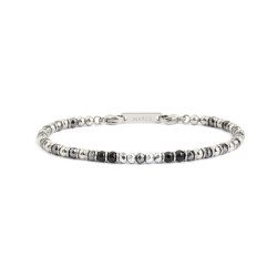 Bracciale Unisex Marlù Riferimento 2BR0078 onice ed ematite