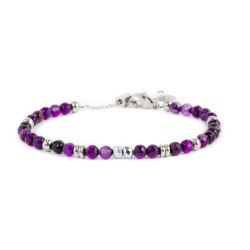 Bracciale Donna Marlù 2BR0094-P agata sfaccettata 4mm