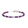 Bracciale Donna Marlù 2BR0094-P agata sfaccettata 4mm