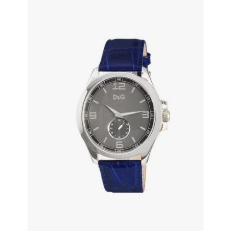 Orologio Solo Tempo Uomo Dolce&Gabbana Cassa Acciaio e Cinturino in Pelle Blu