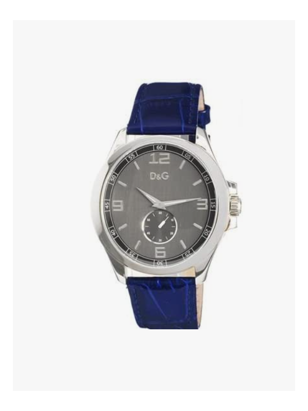 Orologio Solo Tempo Uomo Dolce&Gabbana Cassa Acciaio e Cinturino in Pelle Blu