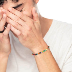 Bracciale Donna Marlù 2BR0094-RGB agata sfaccettata 4mm