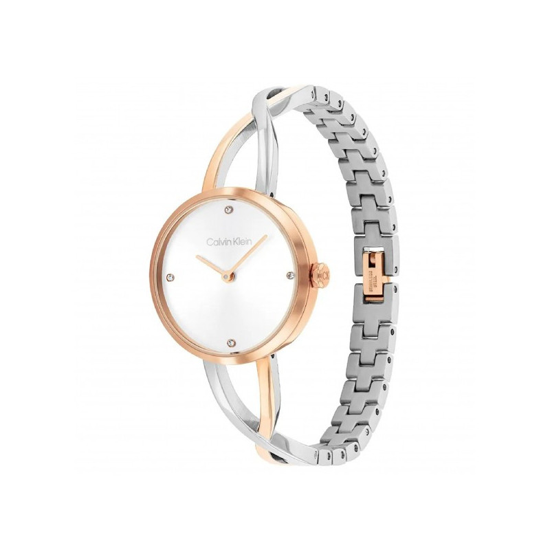 Orologio Donna Calvin Klein Sculpted Embrace 25100060 Acciaio Rosa