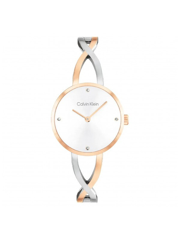 Orologio Donna Calvin Klein Sculpted Embrace 25100060 Acciaio Rosa