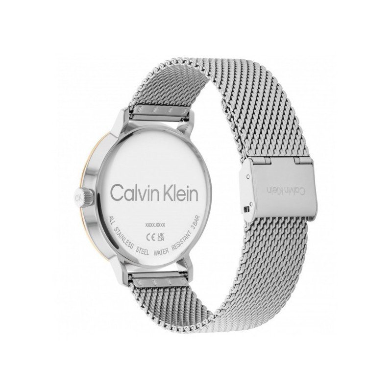 Orologio Uomo Calvin Klein Timeless modern mesh 25200047 Acciaio Silver