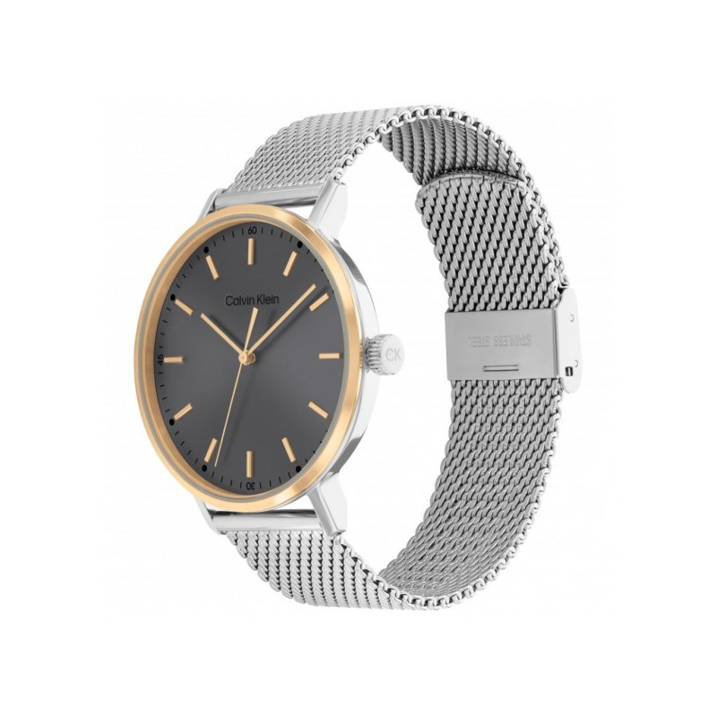 Orologio Uomo Calvin Klein Timeless modern mesh 25200047 Acciaio Silver