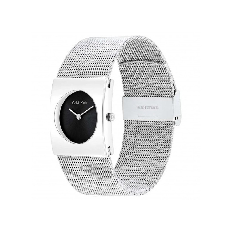 Orologio Donna Calvin Klein Pulse 25100061 Quadrato Acciaio Silver
