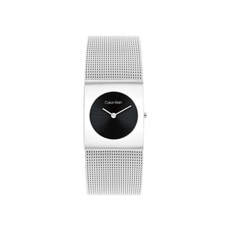 Orologio Donna Calvin Klein Pulse 25100061 Quadrato Acciaio Silver Orologio Donna Calvin Klein Pulse 25100061 Quadrato Acciaio Silver
