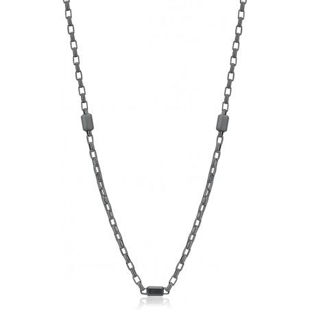 Collana Girocollo Brosway Uomo In Acciaio Nero Logan BOA03