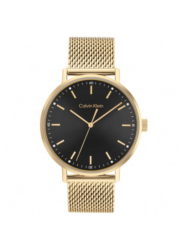 Orologio Uomo Calvin Klein Timeless modern mesh 25200049 Acciaio Oro