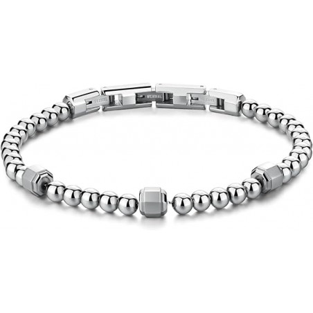 Bracciale Uomo Brosway In Acciaio Silver con Perle Riptide BTD032