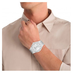 Orologio Uomo Calvin Klein Distinguish 25200489 Acciaio Silver