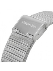 Orologio Donna Calvin Klein Sculptural twisted bezel 25200011 Acciaio Silver