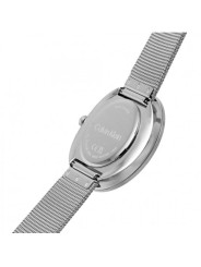 Orologio Donna Calvin Klein Sculptural twisted bezel 25200011 Acciaio Silver