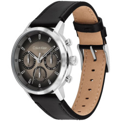 Orologio Uomo Calvin Klein Gauge 25200496 Cinturino Pelle Nero