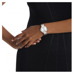 Orologio Donna Calvin Klein Twisted Bezel 25100093 Acciaio Silver