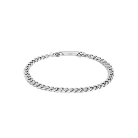 Bracciale Uomo Marlù Namastè 2BR0064-M in Acciaio Colore Argento