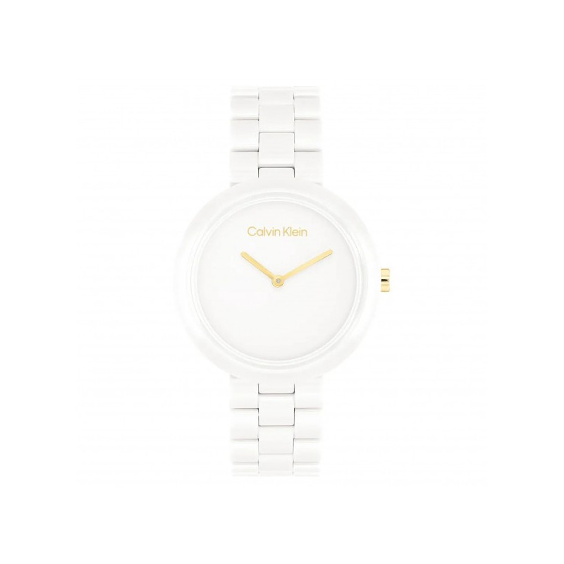 Orologio Donna Calvin Klein Pure 25100072 Ceramica Bianca