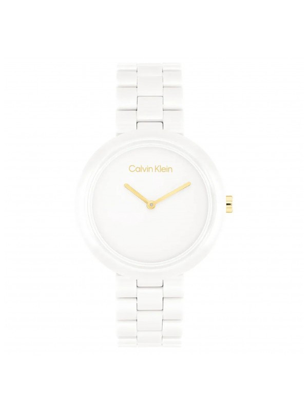 Orologio Donna Calvin Klein Pure 25100072 Ceramica Bianca