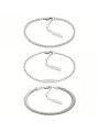 Bracciale Donna Calvin Klein Trio 35000796 Acciaio Silver