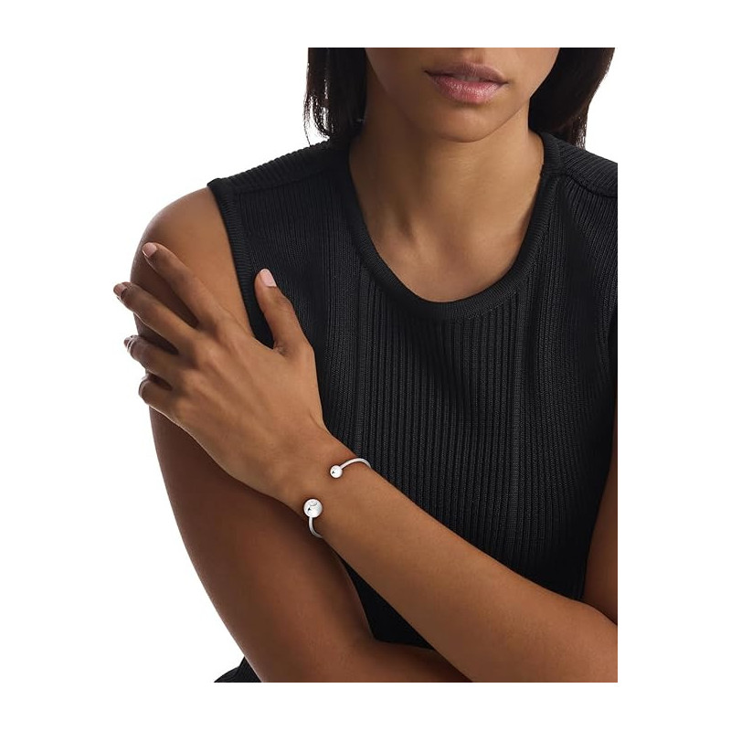 Bracciale Donna Calvin Klein Sculptural Bubbles 35000786 Acciaio Silver