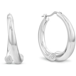Orecchini Donna Calvin Klein Spiral 35000768 In Acciaio Silver