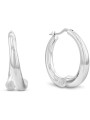 Orecchini Donna Calvin Klein Spiral 35000768 In Acciaio Silver