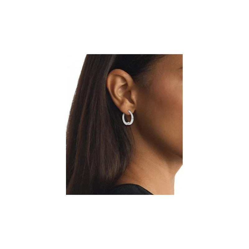 Orecchini Donna Calvin Klein Spiral 35000768 In Acciaio Silver