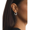 Orecchini Donna Calvin Klein Spiral 35000768 In Acciaio Silver