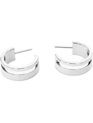 Orecchini Donna a cerchio Calvin Klein Geometric Essentials 35000677
