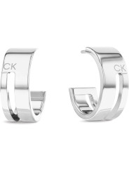 Orecchini Donna a cerchio Calvin Klein Geometric Essentials 35000677