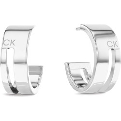 Orecchini Donna a cerchio Calvin Klein Geometric Essentials 35000677