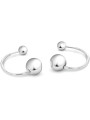 Orecchini Donna a cerchio  Calvin Klein Sculptural Bubbles 35000788