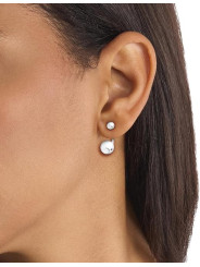 Orecchini Donna a cerchio  Calvin Klein Sculptural Bubbles 35000788
