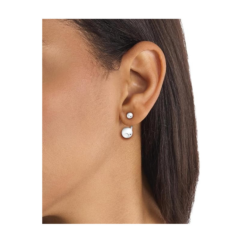 Orecchini Donna a cerchio  Calvin Klein Sculptural Bubbles 35000788