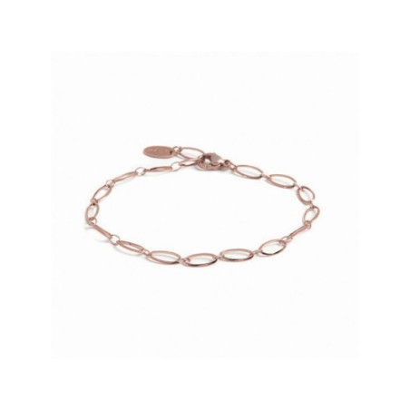 Bracciale Donna Marlù 2BR0066R Catena in Acciaio Colore Oro Rosa