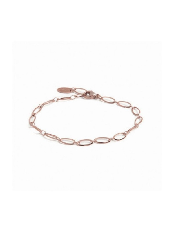 Bracciale Donna Marlù 2BR0066R Catena in Acciaio Colore Oro Rosa